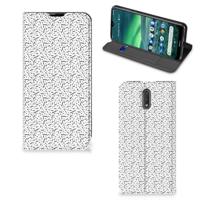 Nokia 2.3 | Hoesje met Magneet | Stripes Dots