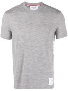 Thom Browne t-shirt à patch logo - Gris