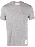 Thom Browne t-shirt à patch logo - Gris Thom Browne t-shirt à patch logo - Gris