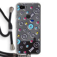 8-bit N°9: Pixel 3a Transparant Hoesje met koord