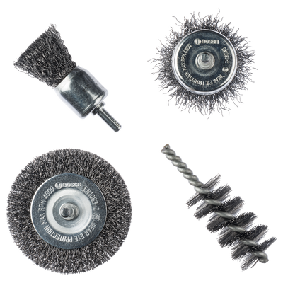 Bosch Accessoires 4-delige draadborstelset - 2609256553