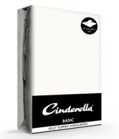 Cinderella Splittopper Hoeslaken Basic Percaline Ivory-200 x 220 cm - thumbnail