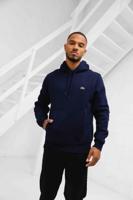 Lacoste Fleece Hoodie Heren Donkerblauw - Maat S - Kleur: Donkerblauw | Soccerfanshop