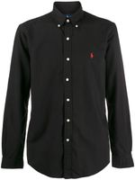 Polo Ralph Lauren chemise droite ajustée - Noir - thumbnail