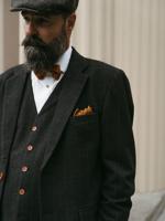 Alfie Pak Zwart Visgraat | Peaky Blinders