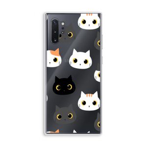 Katten: Samsung Galaxy Note 10 Plus Transparant Hoesje