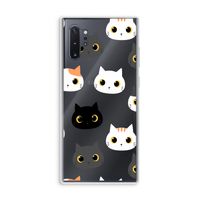 Katten: Samsung Galaxy Note 10 Plus Transparant Hoesje