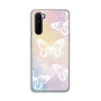 White butterfly: OnePlus Nord Transparant Hoesje White butterfly: OnePlus Nord Transparant Hoesje