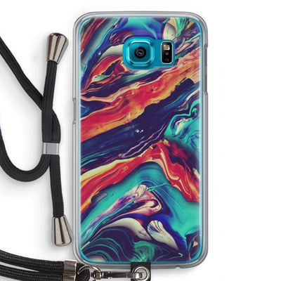 Chameleon Sun: Samsung Galaxy S6 Transparant Hoesje met koord