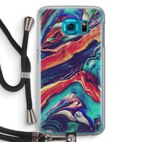 Chameleon Sun: Samsung Galaxy S6 Transparant Hoesje met koord