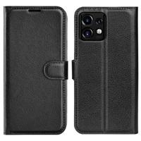 Motorola Edge 40 Pro/Edge+ (2023) Wallet Case met Magnetische Sluiting - Zwart