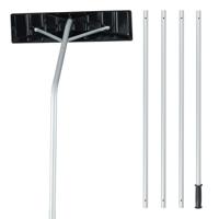 Sneeuwschuiver voor Het Dak Aluminium Verlengbuizen & Antisliphandgreep Telescopische Sneeuwschuiver voor Zonnepanelen en Dak