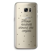 Confetti: Samsung Galaxy S7 Edge Transparant Hoesje