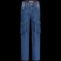 Vingino winter jeans broek jongens - blauw - Paolo Cargo - straight fit
