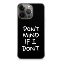 Don't Mind: iPhone 13 Pro Transparant Hoesje