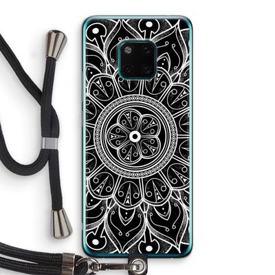Roses Are Red: Huawei Mate 20 Pro Transparant Hoesje met koord