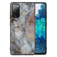 Samsung Galaxy S20 FE Marmeren Print Telefoonhoesje Marmer Grijs
