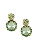 Jennifer Behr boucles d'oreilles Myrla ornées de cristal - Vert