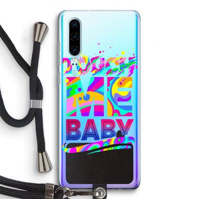Touch Me: Huawei P30 Transparant Hoesje met koord