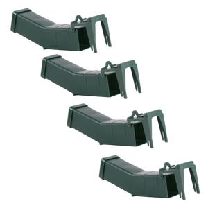 Muizenval diervriendelijk - 4x - kunststof - 16,5 cm - levend vangen