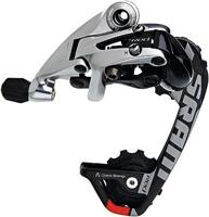 SRAM rear derail."red" 10-sp med. cage gr/b