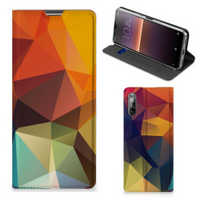 Sony Xperia L4 Stand Case Polygon Color