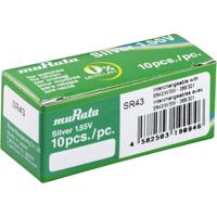 Murata Knoopcel 301 1.55 V 10 stuk(s) 110 mAh Zilveroxide SR43-PBWW