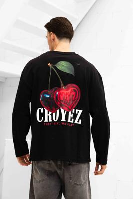 Croyez Cerise D'Amour Longsleeve Heren Zwart - Maat S - Kleur: Zwart | Soccerfanshop
