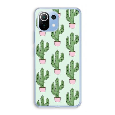 Cactus Lover: Xiaomi Mi 11 Lite Transparant Hoesje