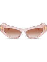 Dolce & Gabbana Eyewear lunettes de soleil à monture papillon - Rose - thumbnail