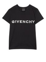 Givenchy Kids t-shirt à logo brodé - Noir