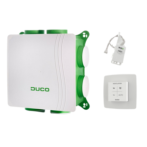 DucoBox Silent All-In-One RH & BD - vocht boxsensor + bedieningsschakelaar RF batterij