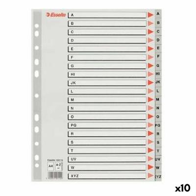 Spoorverbreders Esselte A-Z Alfabet Grijs A4 (10 Stuks)