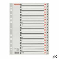 Spoorverbreders Esselte A-Z Alfabet Grijs A4 (10 Stuks) Spoorverbreders Esselte A-Z Alfabet Grijs A4 (10 Stuks)
