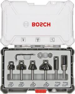 Bosch Accessoires 8-delige gemengde freesset - schachtdiameter 8 mm - 2607017469