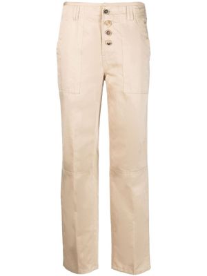 Semicouture pantalon à coupe droite - Tons neutres