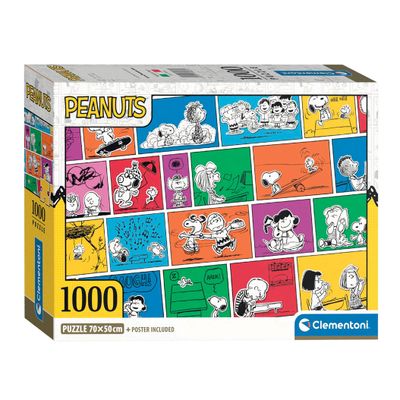 Clementoni legpuzzel peanuts snoopy, 1000st.