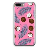 Kokosnoot roze: iPhone 8 Plus Transparant Hoesje