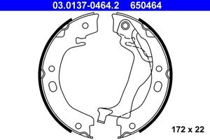 Remschoenset, parkeerrem 03013704642