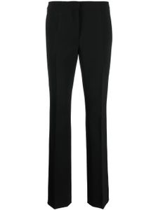 Moschino pantalon évasé à taille mi-haute - Noir