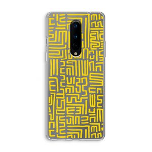 Majorelle Blue Print: OnePlus 8 Transparant Hoesje