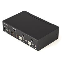 StarTech.com 2-poort USB HDMI KVM-switch met Audio en USB 2.0-hub - thumbnail