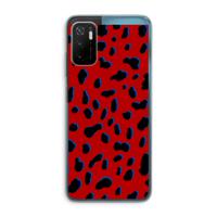 Red Leopard: Xiaomi Poco M3 Pro 5G Transparant Hoesje