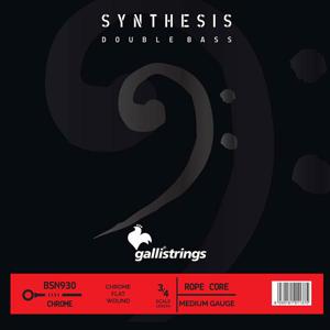 Galli Strings Synthesis BSN930 medium flatwound snarenset voor 3/4 contrabas