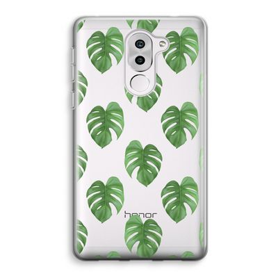 Monstera leaves: Honor 6X Transparant Hoesje