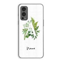 Green Brush: OnePlus Nord 2 5G Transparant Hoesje - thumbnail