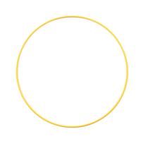 Vaessen Creative • metalen ring ø25cm 3mm geel