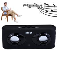 iBest Portable Stereo oplaadbare Speaker(Black) iBest Portable Stereo oplaadbare Speaker(Black)