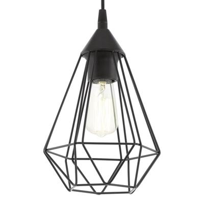 Eglo HanglampTarbes 17cm zwart - 94187