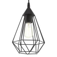 Eglo HanglampTarbes 17cm zwart - 94187